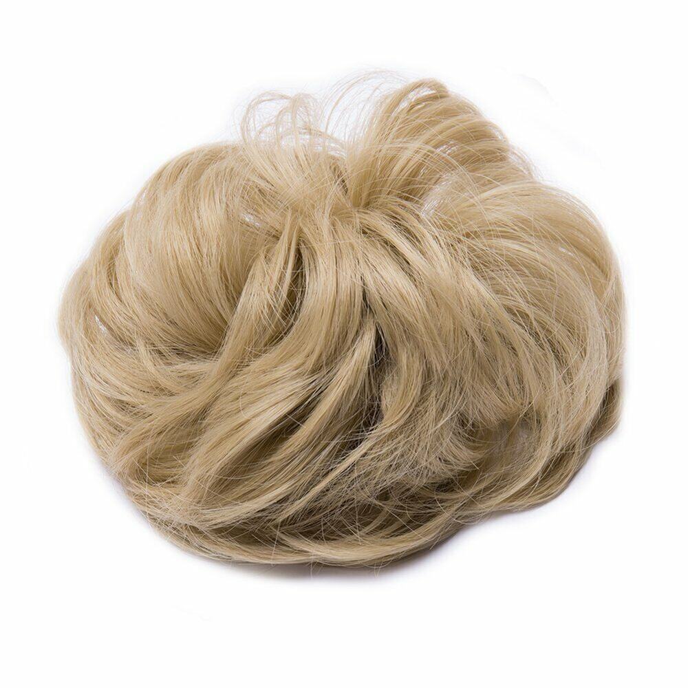 Thick Messy Bun Scrunchy Hair Bun Synthetic Women Chignon Elastic Band Hairpiece